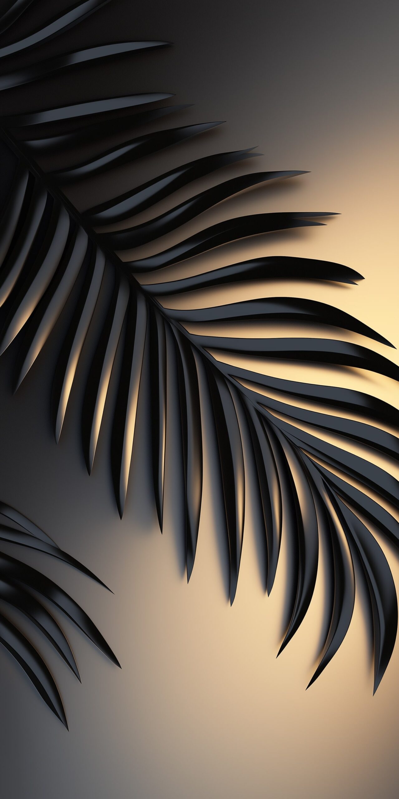 Black palm leaf beach towel • Elegant and serene design 4 Black palm leaf beach towel Elegant and serene design 1 scaled