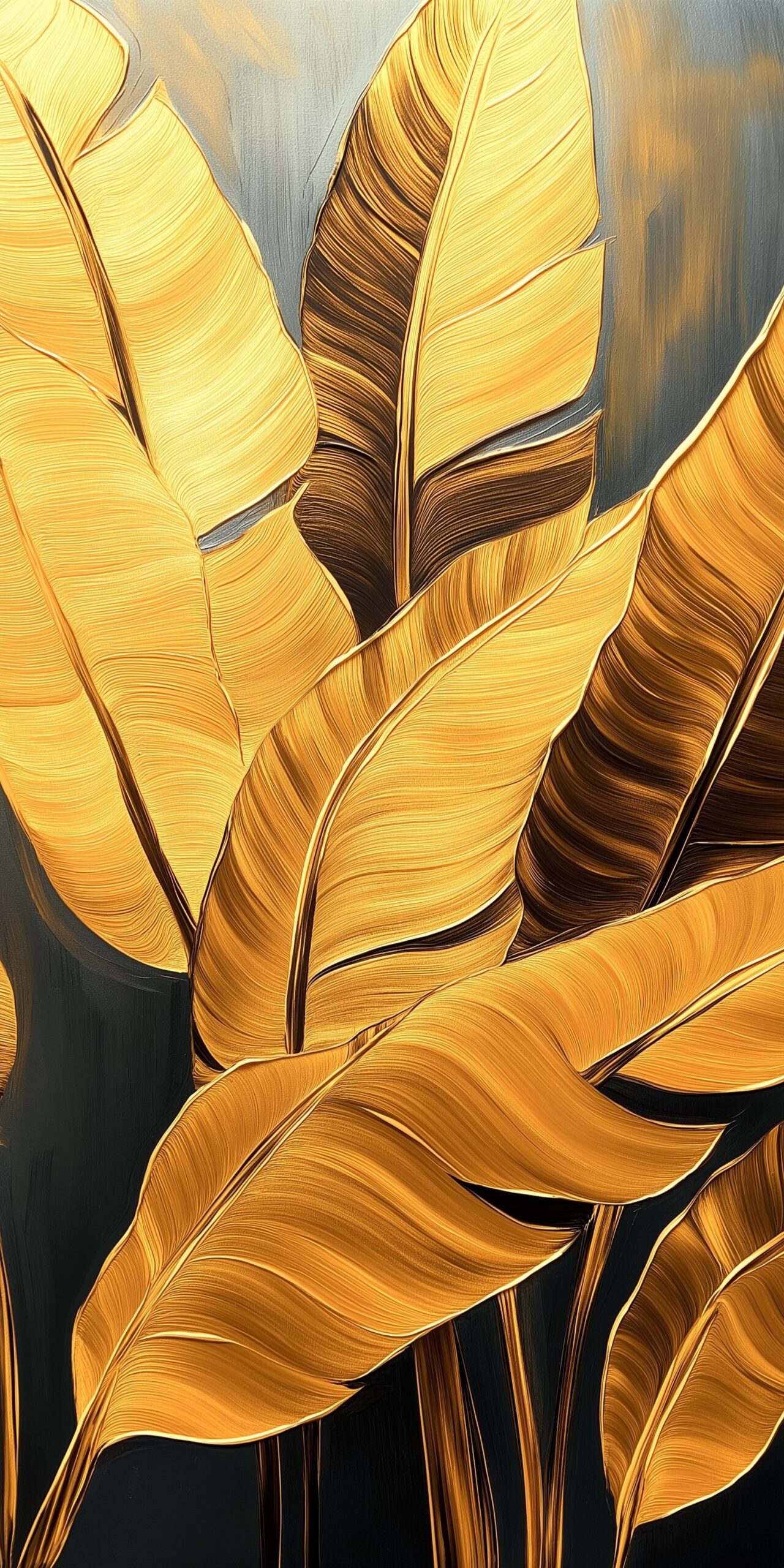 Golden leaf beach towel • Vibrant gold leaves on dark background 9 Golden leaf beach towel Vibrant gold leaves on dark background 1 scaled