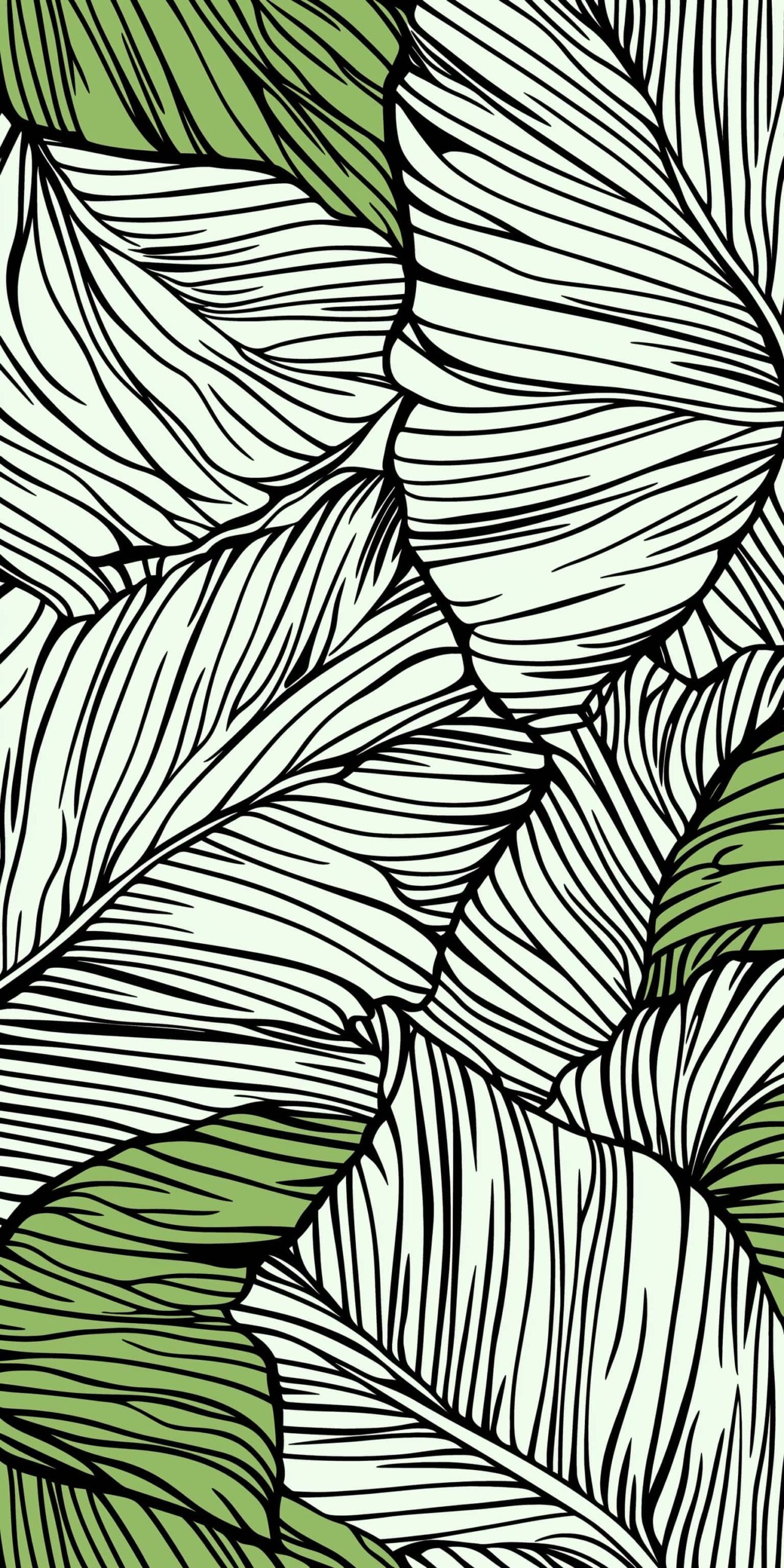 Leaf pattern beach towel • Elegant green and white foliage design 6 Leaf pattern beach towel Elegant green and white foliage design 1 scaled