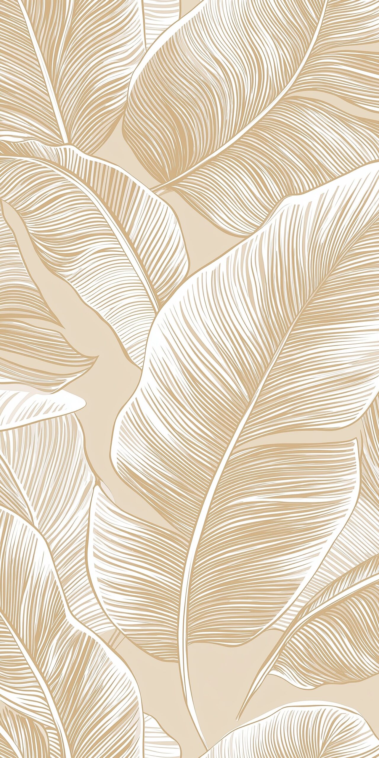 Leafy beach towel • Elegant beige and white leaf design 8 Leafy beach towel Elegant beige and white leaf design 1 scaled