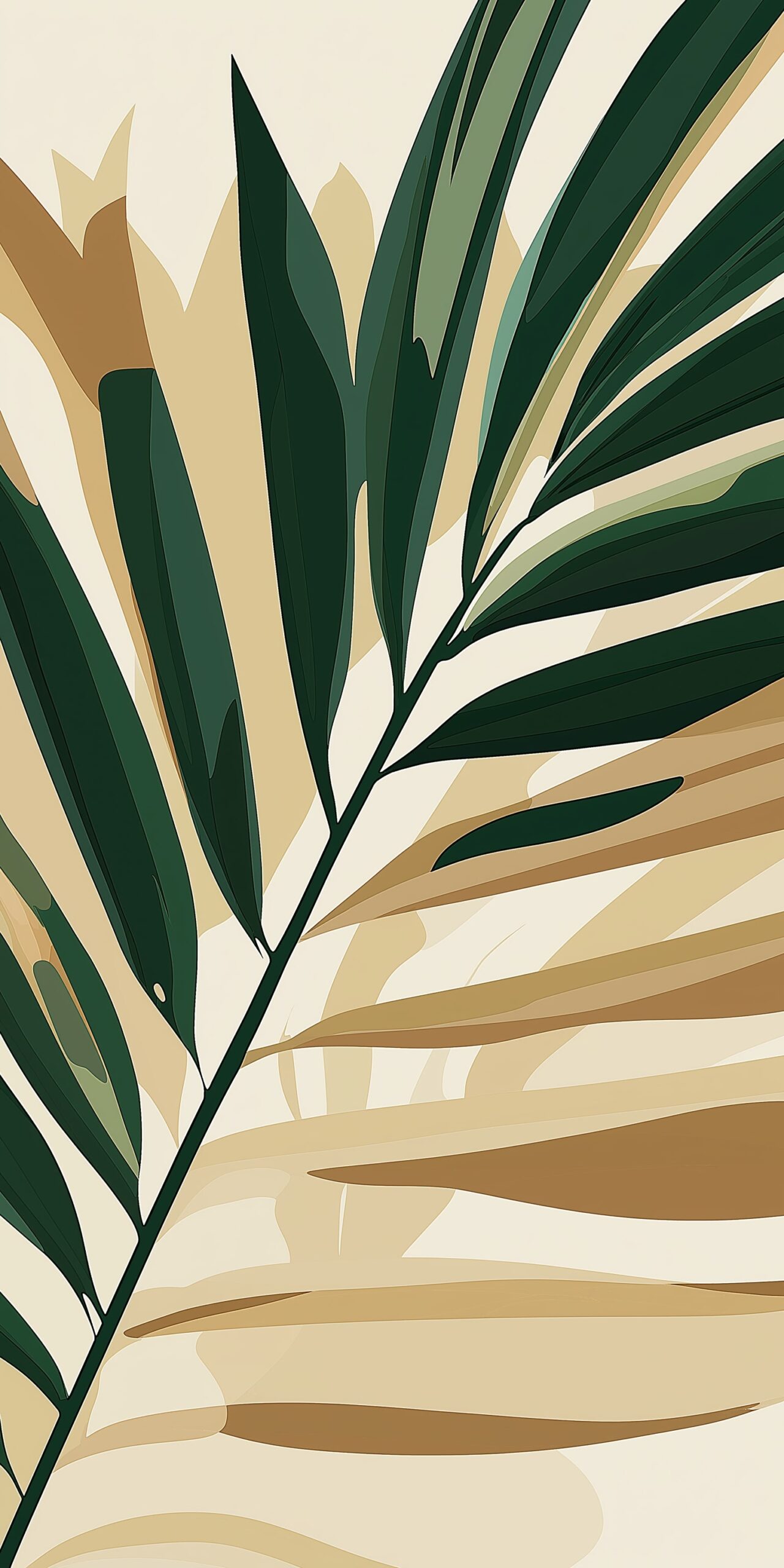 Leafy beach towel • Striking green leaves on a soft neutral background 9 Leafy beach towel Striking green leaves on a soft neutral background 1 scaled