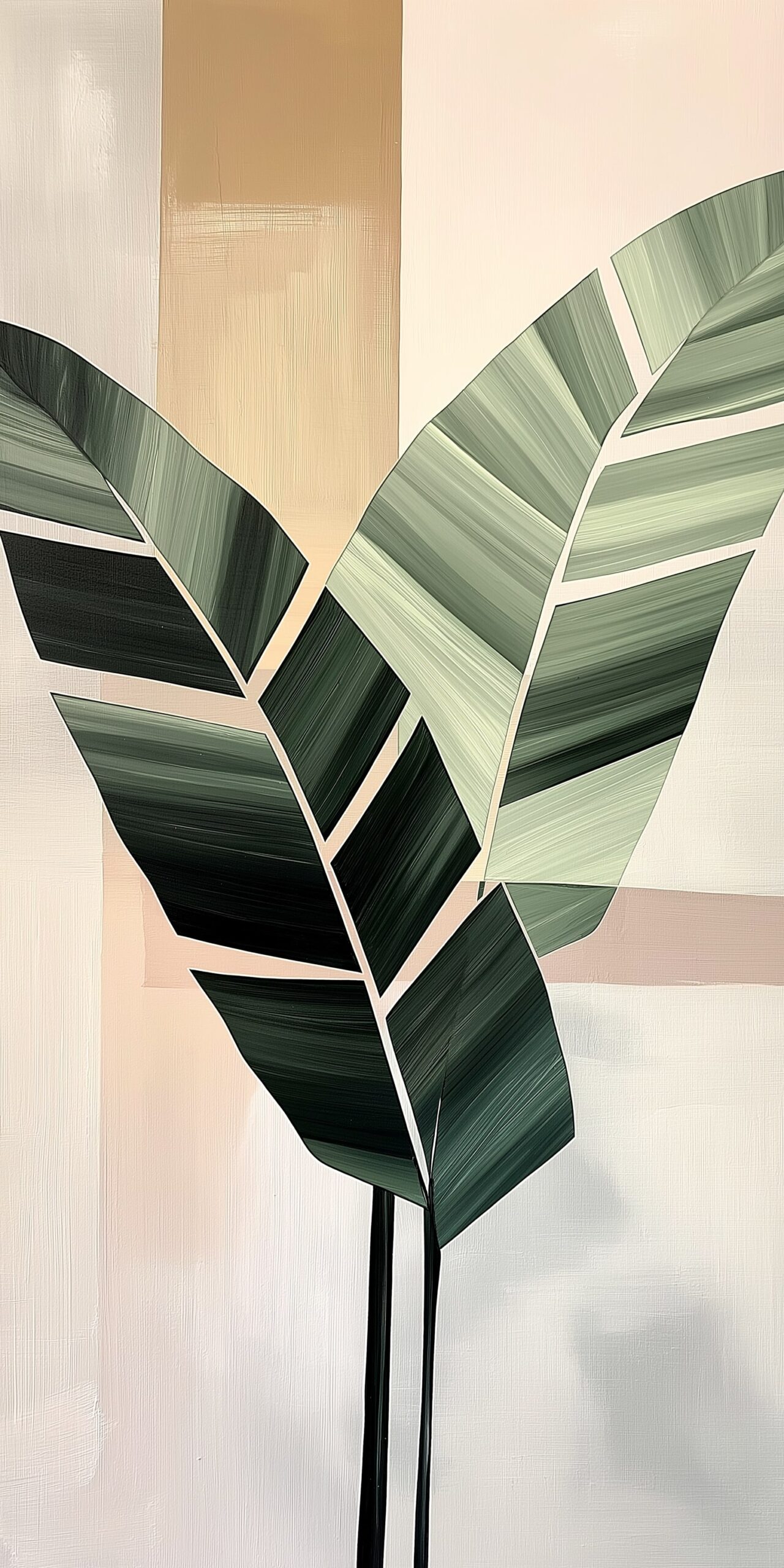 Palm leaves beach towel • Elegant abstract tropical design 4 Palm leaves beach towel Elegant abstract tropical design 1 scaled