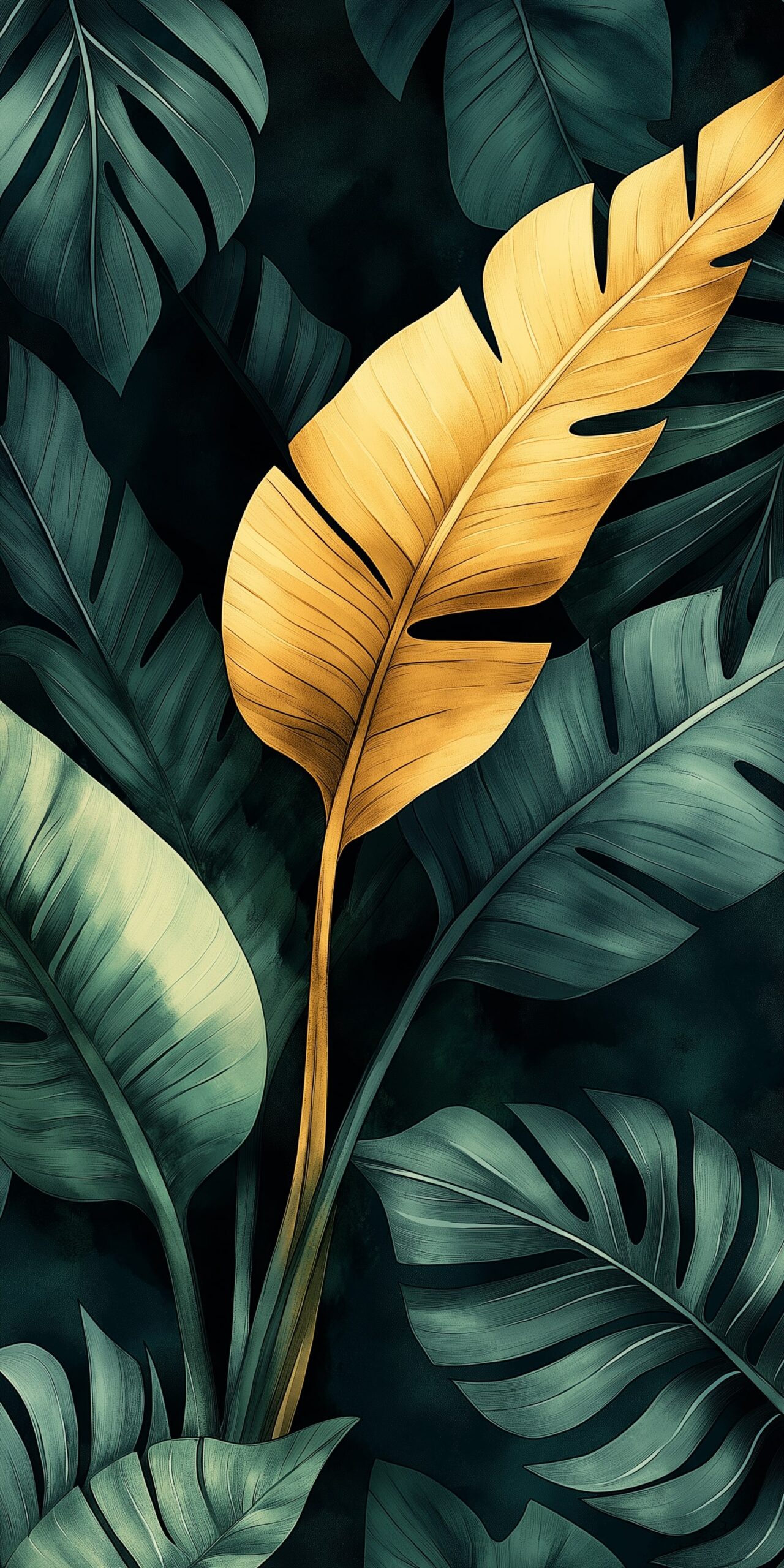 Tropical leaf beach towel • Bold foliage on a dark backdrop 2 Tropical leaf beach towel Bold foliage on a dark backdrop 1 scaled