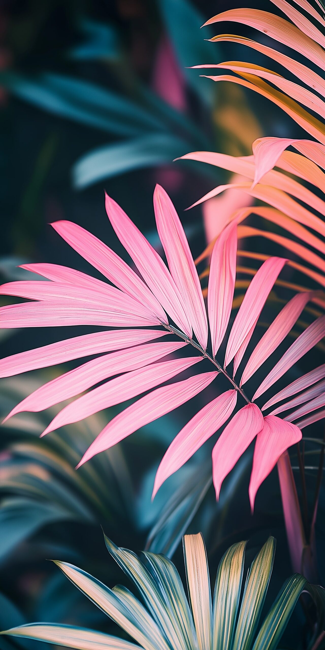 Tropical leaf beach towel • Vibrant pink and green foliage design 6 Tropical leaf beach towel Vibrant pink and green foliage design 1 scaled