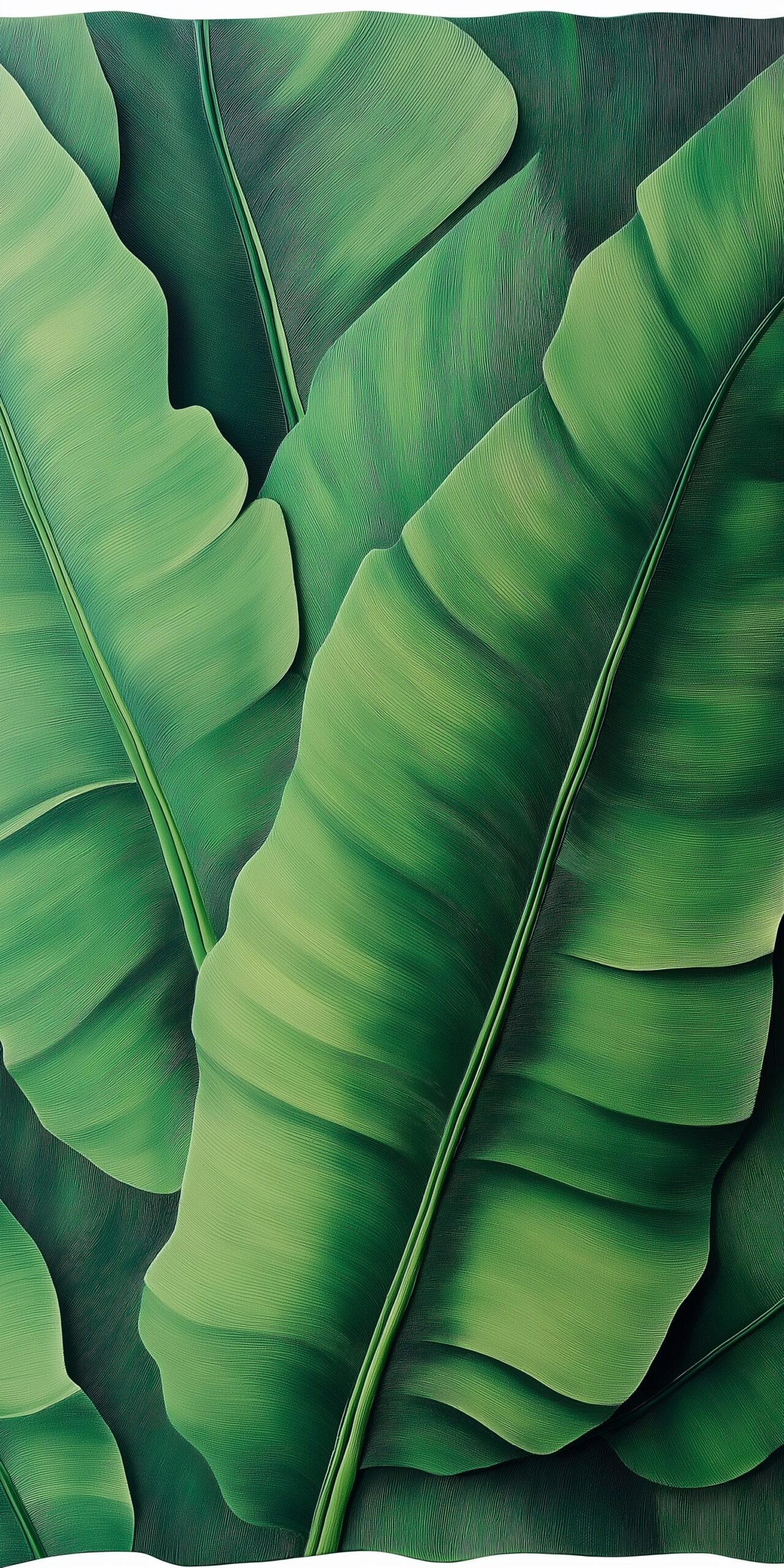 Serviette de plage feuillage tropical • Motif de feuillage vert luxuriant 4 Tropical leaves beach towel Lush green foliage pattern 1 scaled
