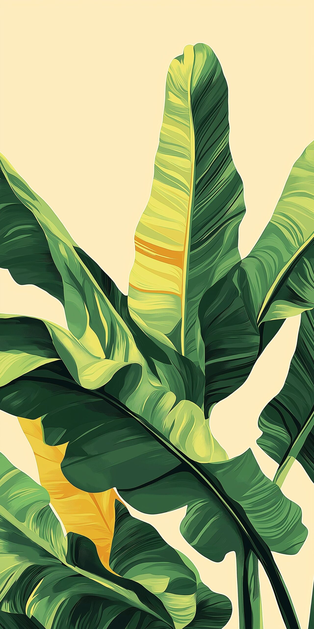 Tropical leaves beach towel • Vivid green and yellow foliage design 4 Tropical leaves beach towel Vivid green and yellow foliage design 1 scaled